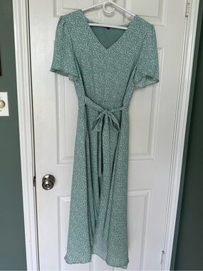 Cottagecore High-Low Floral Dress